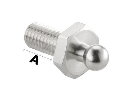 Bottone Cappottina LOXX (Tenax) Maschio Perno con Dado - Inox - BLISTER 5pz