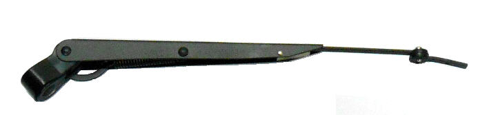 Braccio Tergicristallo Inox Nero innesto 7x3 regolabile 360/480 mm