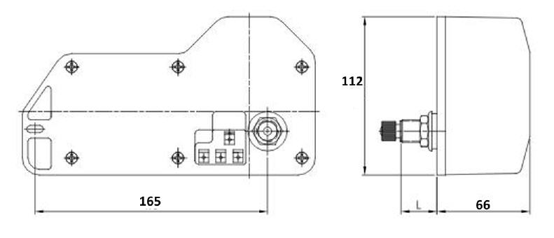 Tergicristallo Motorino TMC 12V Carenato, 2 Velocità, Ritorno automatico