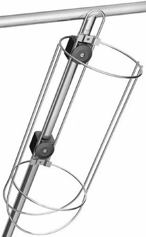 Porta Parabordo Componibile Easy Fender Cestello inox Ø 170 mm - Clicca l'immagine per chiudere