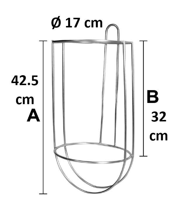 Porta Parabordo Componibile Easy Fender Cestello inox Ø 170 mm