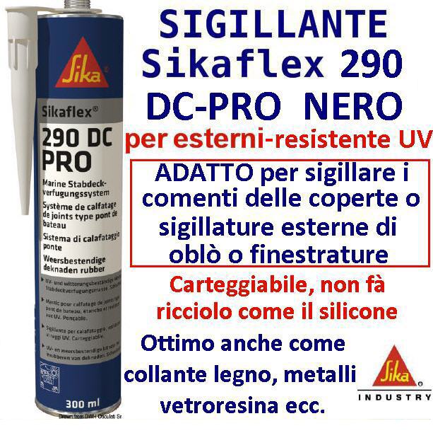 Sigillante SIKAFLEX 290 DC PRO Nero 300 ml