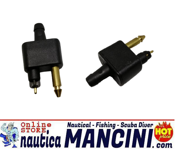 Attacco (innesto) carburante Yamaha Maschio Volante con Portagomma D. 9mm