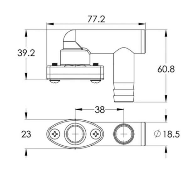 Trappola in Polipropilene per Sfiato Ø 16 mm