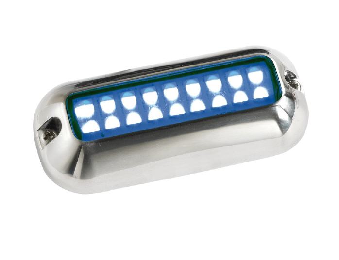 Faretto per Plancette Subacqueo Inox 10/30V 27 LED 3.6W BLU - Clicca l'immagine per chiudere