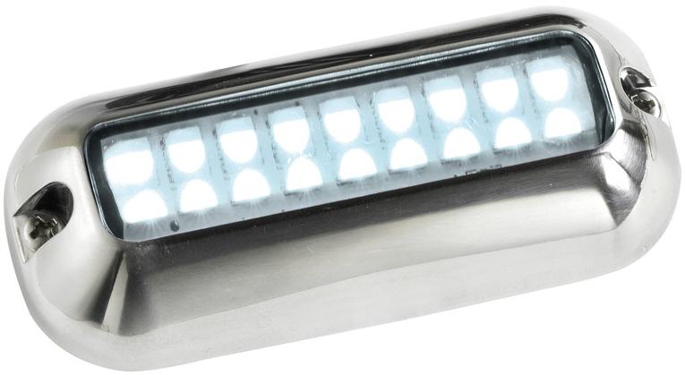 Faretto per Plancette Subacqueo Inox 10/30V 27 LED 3.6W BIANCO - Clicca l'immagine per chiudere