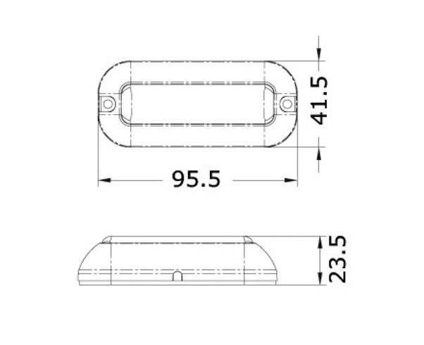 Faretto per Plancette Subacqueo Inox 10/30V 27 LED 3.6W BIANCO