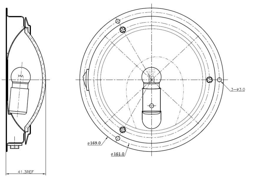 Plafoniera Tonda Tipo Giapponese con Luce Alogena (Calda) Inox Ø 175mm - Clicca l'immagine per chiudere