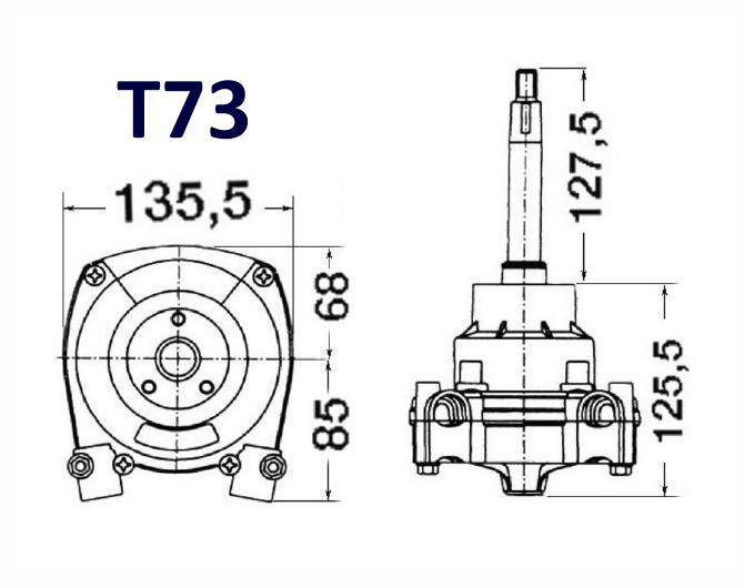 Timoneria per Motori Oltre 55HP (3) ULTRAFLEX T73 per Monocavo M66 Modello con Sistema Guida Agevole + Blocco ritorno Volante - Clicca l'immagine per chiudere