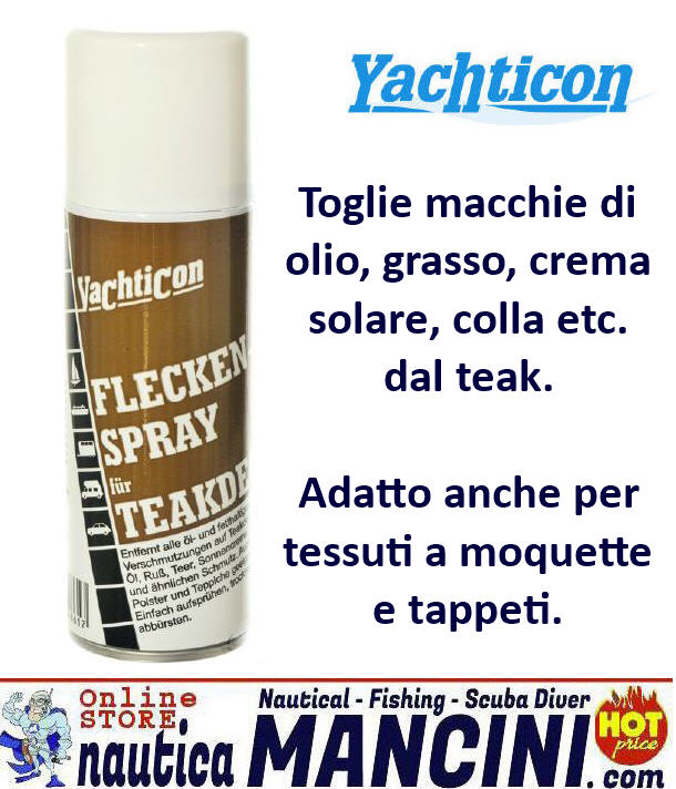 Teak - Pulitore Spray Yatchticon adatto anche per Moquette e Tappeti 200ML
