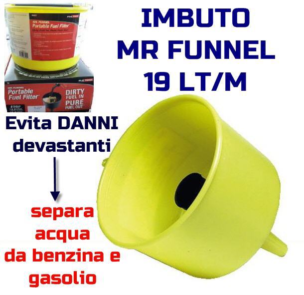 Imbuto Filtrante MISTER FUNNEL Medio Ø 216 mm 19 Lt/Min [025-3000