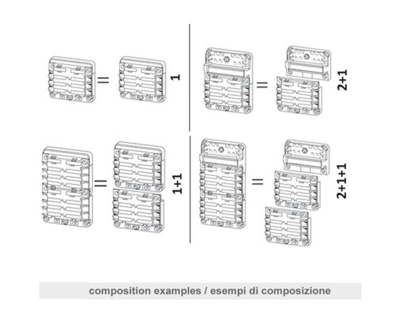 Scatola Portafusibile Modulare BASE 2 (BUS Bar Negativo) - Clicca l'immagine per chiudere