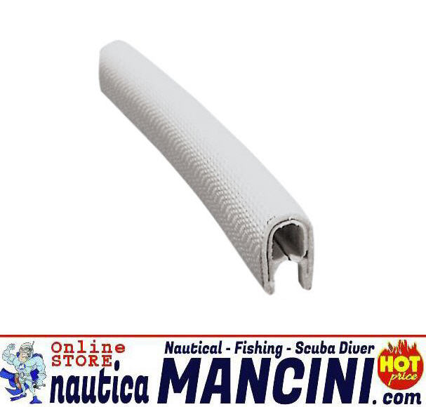 Profilo per Bordatura Vetroresina/Altro (A) con Spessore 4.0/6mm Colore BIANCO - Clicca l'immagine per chiudere