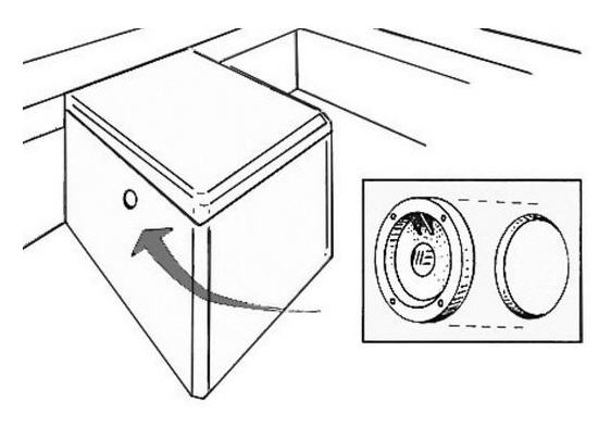 Portellino Antincendio FIRE PORTS Inox 68x45 mm