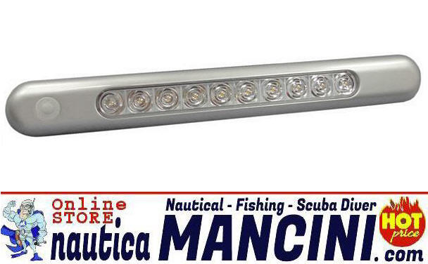 Plafoniera LED 10 da Appoggio 320x40x15 mm