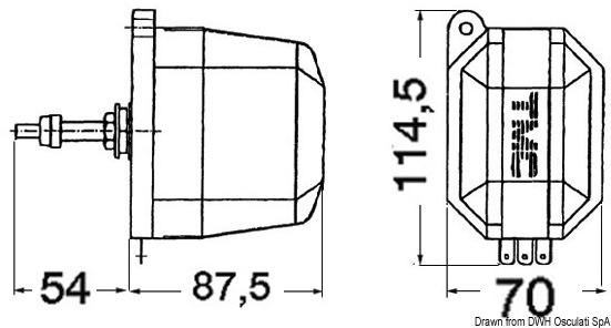 Tergicristallo TMC 12V completo di Braccio e Spazzola 250x280 mm tenuta Stagna - Clicca l'immagine per chiudere