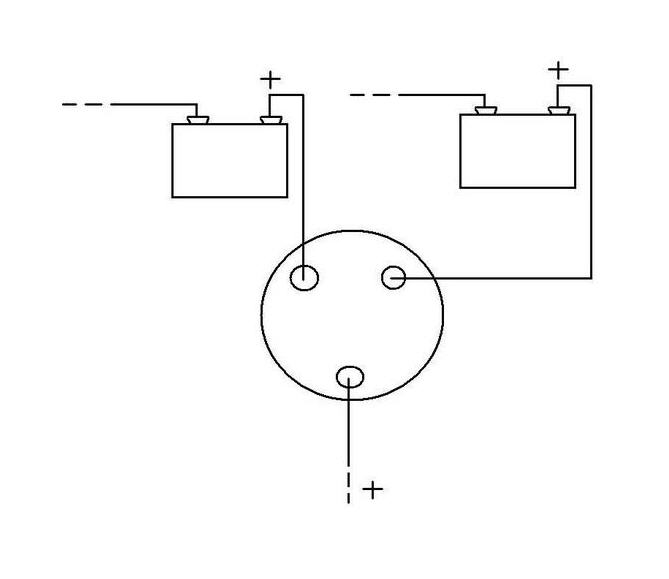 Interruttore/Deviatore per Batterie 100/300 Amp