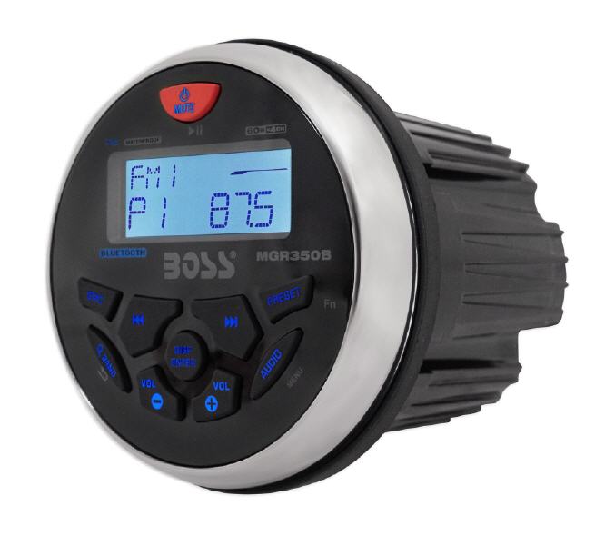 Radio FM/Bluetooth/USB/Mp3 per uso nautico 4x60w BOSS MGR350B - Clicca l'immagine per chiudere