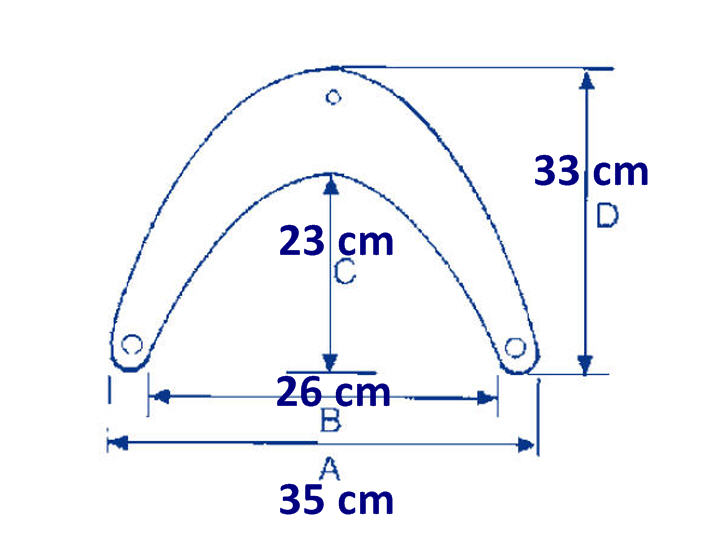 Parabordo di PRUA Gonfiabile PVC Tipo Boomerang 35X33 cm - Clicca l'immagine per chiudere