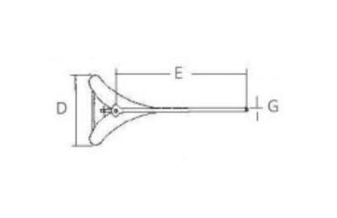 Ancora PLOUGH A VOMERE (Tipo Delta) Zincata 7,5 kg