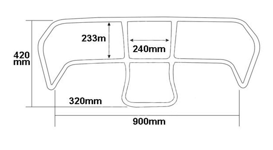 Porta Zattera Universale per varo rapido 42 x 90cm - Clicca l'immagine per chiudere