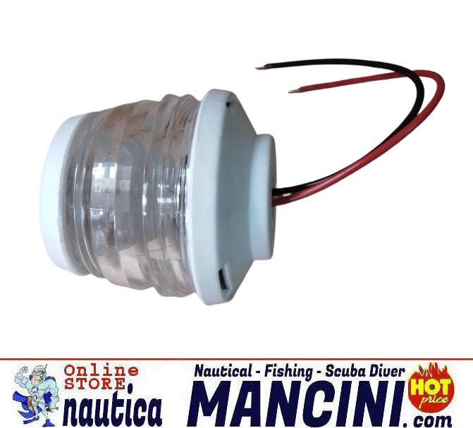 Fanale di via 20mt TESTA D'ALBERO 360° POSEIDON ABS Bianco Luce Bianca - Clicca l'immagine per chiudere