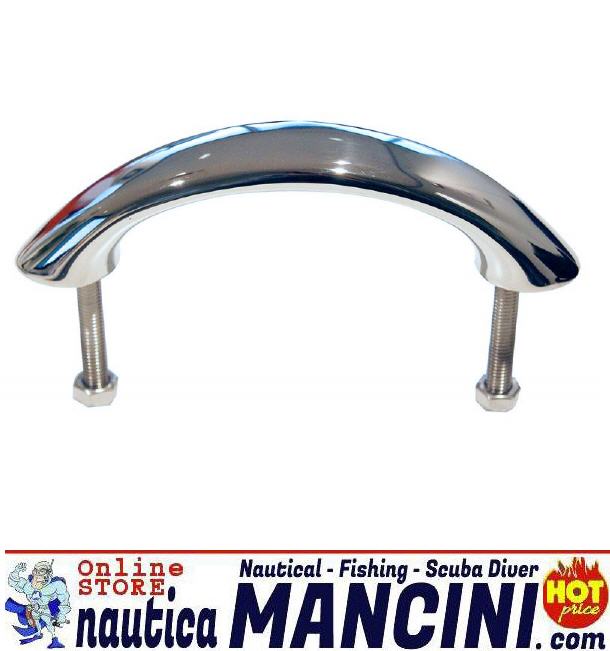 Maniglia Inox 170x40 mm fissaggio con Prigionieri