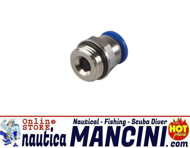 Raccordo Diritto Ø 12 mm Filetto Maschio 1/2"