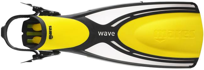 Pinne con cinturino WAVE OH Gialle Tg. XS