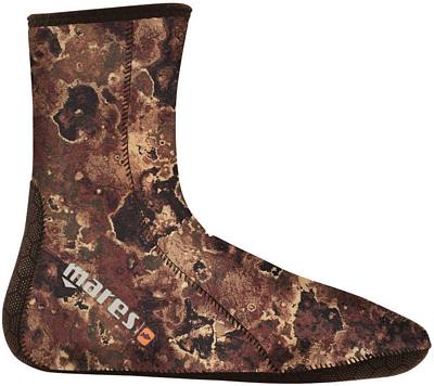 Calzari CAMO BROWN 3 mm Interno Spaccato Tg. XL