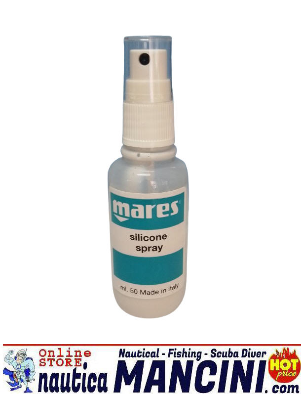 Silicone Spray lubrificante impermeabilizzante, idrorepellente, protettivo per metallo, plastica, gomma, parti elettriche e subacquee ml 50