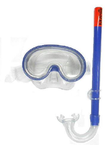 Maschera + Boccaglio Mares BABY Blu