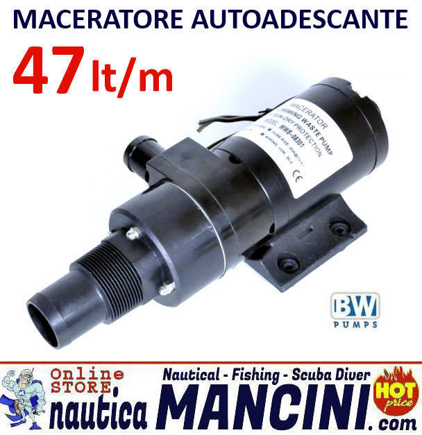 Maceratore Autoadescante 12V 14A 47LT/m