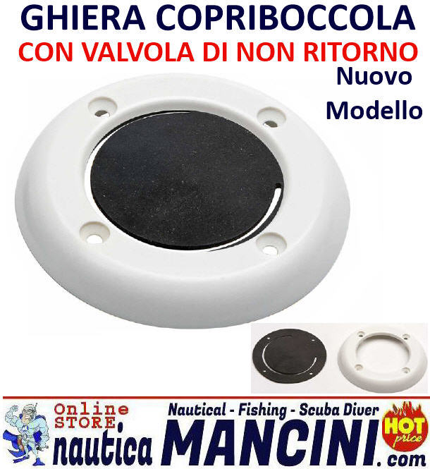 Copriboccola con Valvola di Non Ritorno Ø 90
