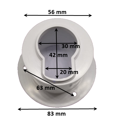 Box Doccetta (solo alloggiamento) Ricambio Centrale Soft Cap