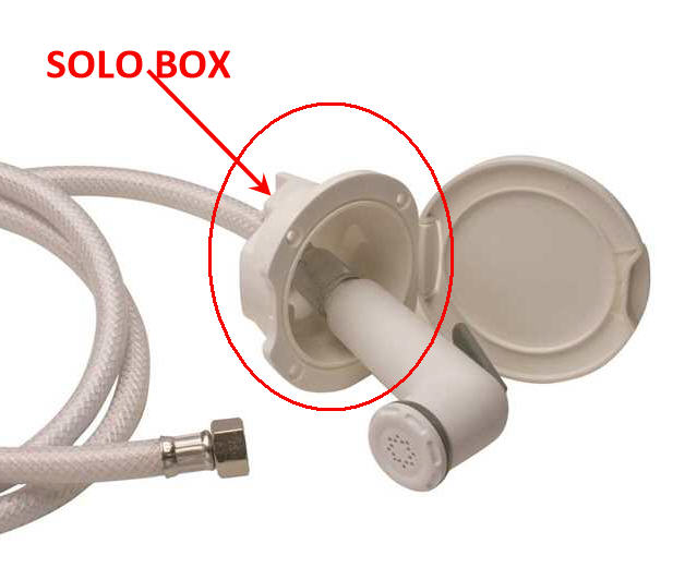 Box Doccetta (solo alloggiamento) Ricambio Round Universale - Clicca l'immagine per chiudere