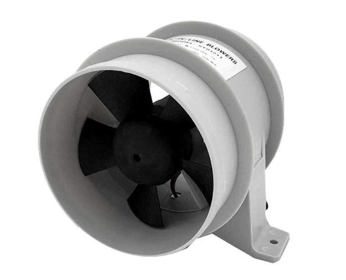 Aspiratore/Ventilatore 3,3 m³ Turbo 12V Bocca D. 78 mm