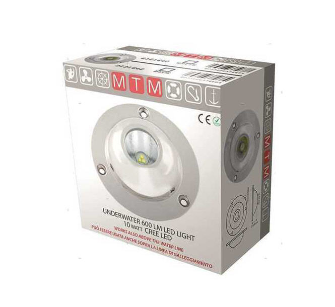 Faretto per Plancette Subacqueo Inox 9/32V a LED 10W BIANCO