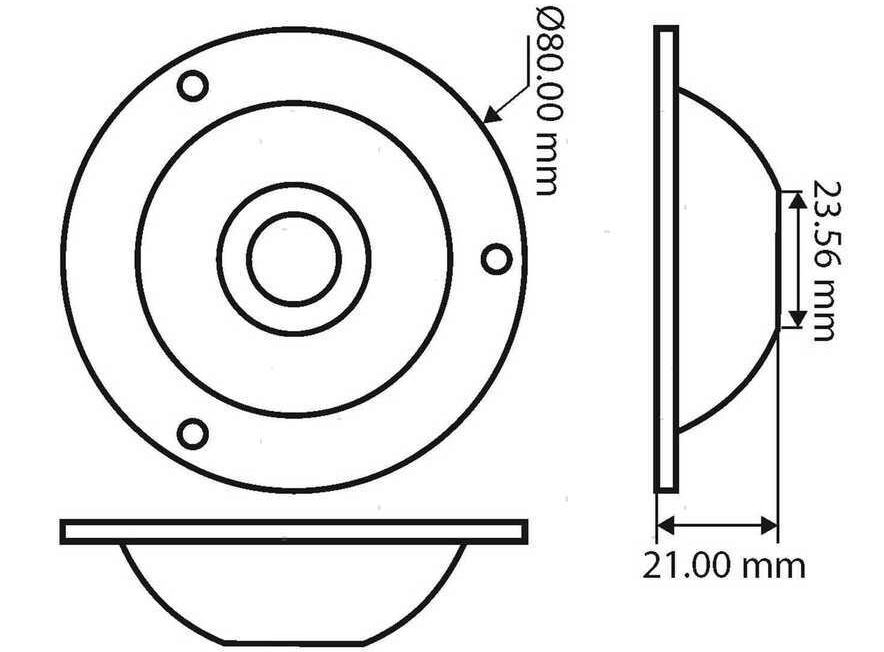 Faretto per Plancette Subacqueo Inox 9/32V a LED 10W BLU - Clicca l'immagine per chiudere