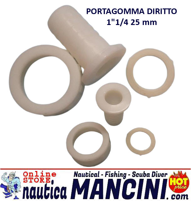 Piletta - Portagomma Diritto 1" 1/4 (25mm)