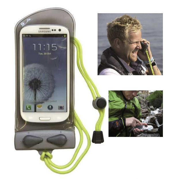 Busta Custodia Stagna porta Cellulare/SmartPhone 19,5 x 11,5 cm per Foto/Video in Acqua fino a 10 metri