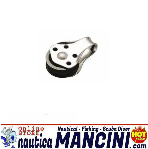 Bozzello Micro Inox Ø 6 mm 1 Puleggia Fisso