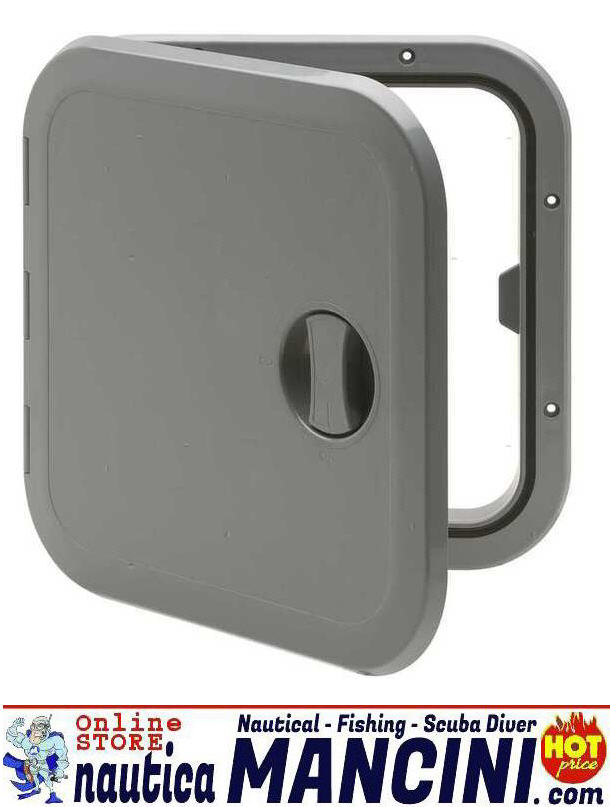 Portello Ispezione a Filo 373X373 mm (290x290 interno) GRIGIO