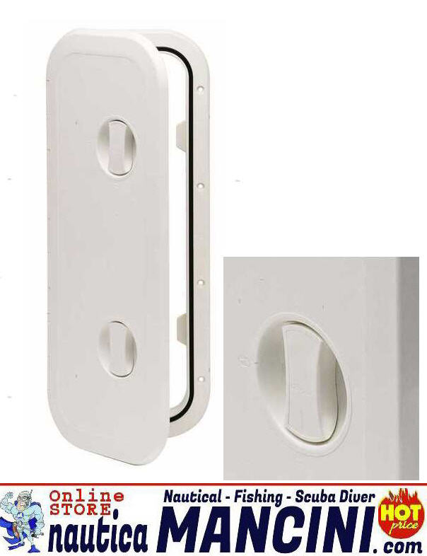 Portello Ispezione a Filo 606X243 mm (525x157 interno) BIANCO