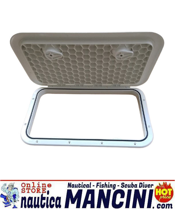 Portello Ispezione a Filo 610X364 mm (530x282 interno) BIANCO