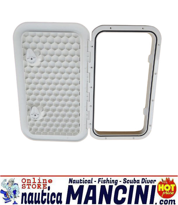 Portello Ispezione a Filo 606X357 mm (523x274 interno) BIANCO