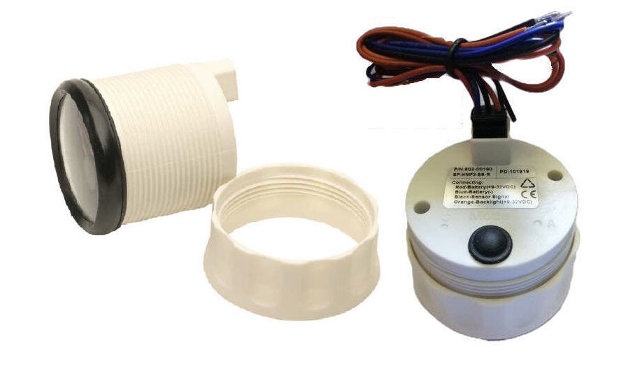 Contaore Digitale ECMS 0-99999 H Ø 52 mm Led Multicolor Quadrante Nero e Lunetta Nera