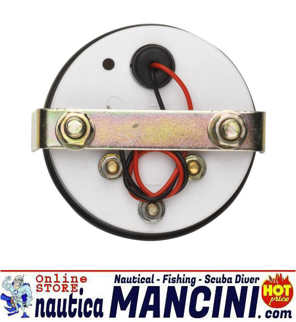 Indicatore Livello Carburante 240/33 Ohms Ø 52 mm Nero - Clicca l'immagine per chiudere