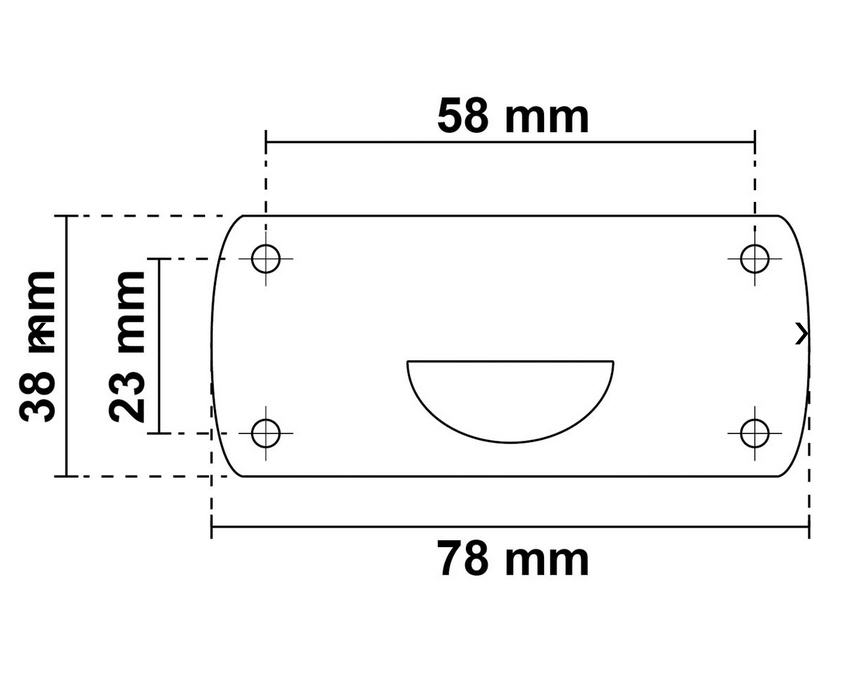 Asta Luce 360° fino a 12mt cm 023 inox ABBATTIBILE con Fanale Bianco LED