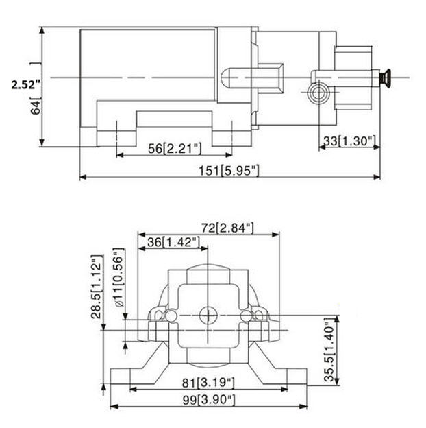 Autoclave 03,6 LT/Min 12V WWB - 2.0A 2.8BAR/40PSI Basso Consumo Portagomma da 10mm - Clicca l'immagine per chiudere